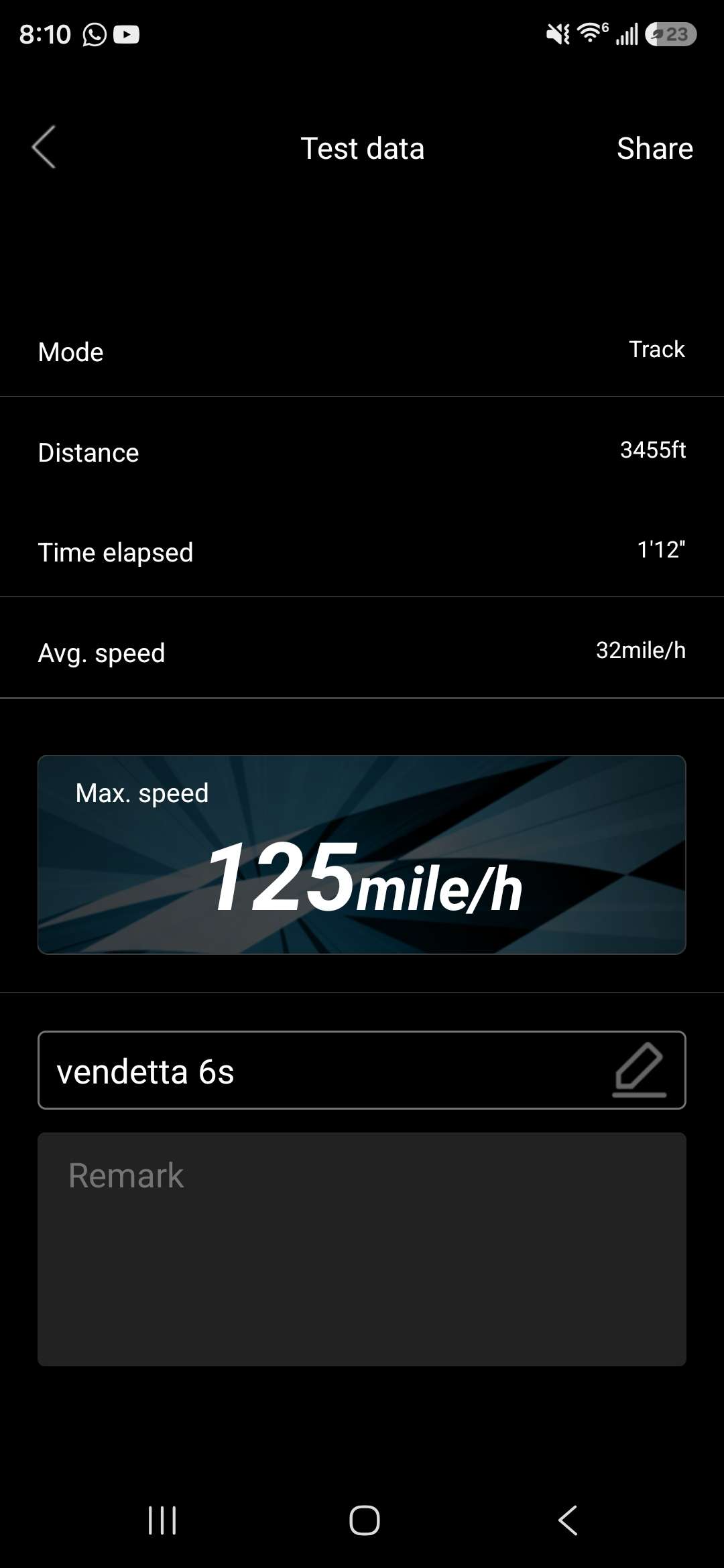 ARRMA Vendetta run photo