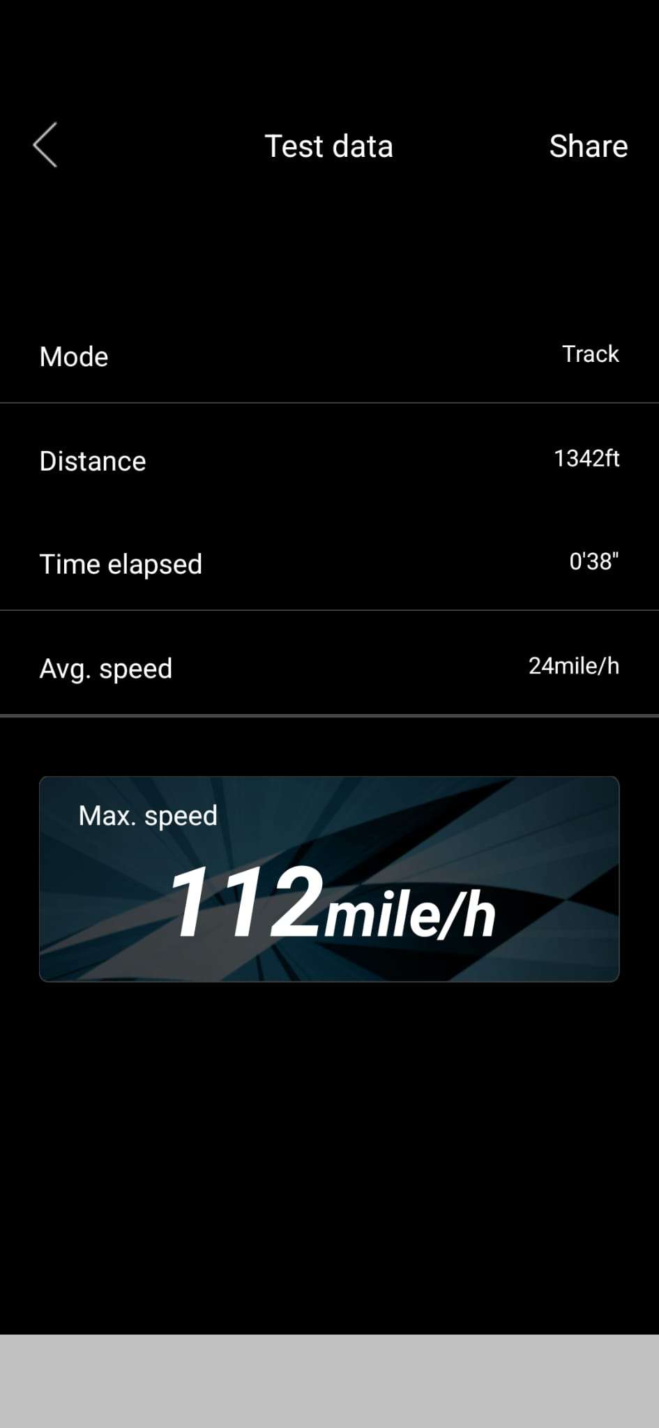 Infraction 1/8 run photo