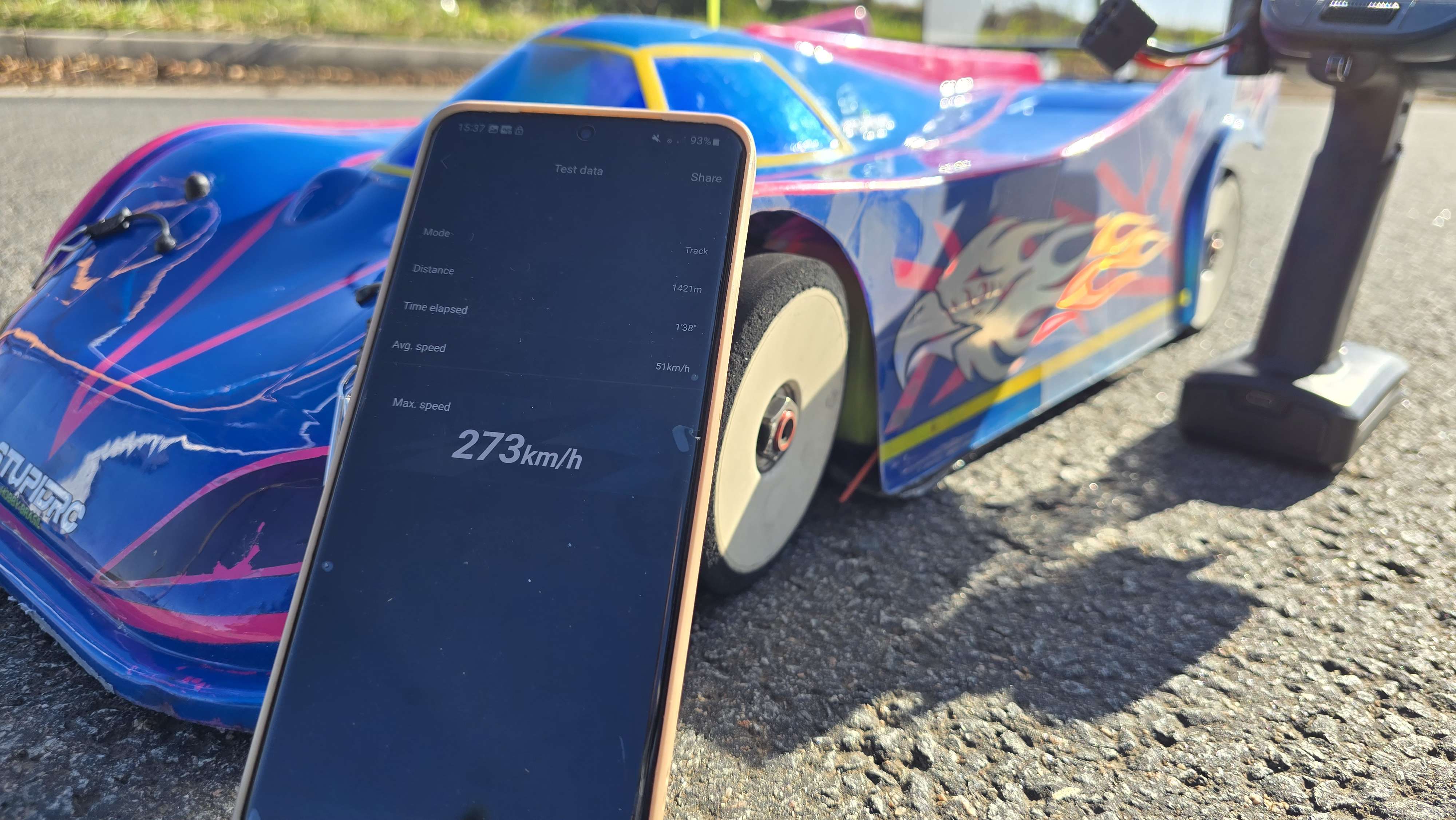 ARRMA LIMITLESS GT IGUINHO RACER run photo