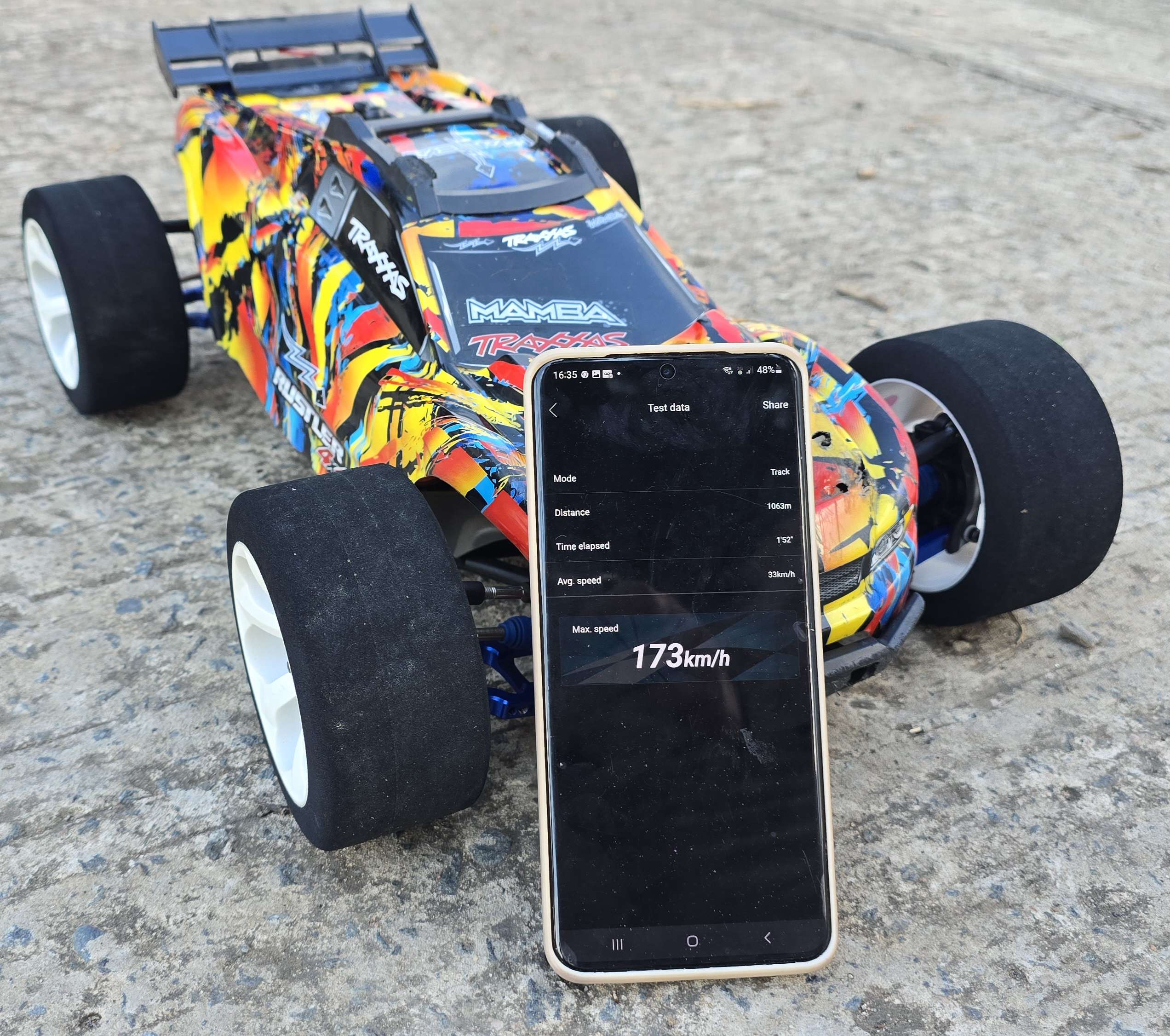 Traxxas Rustler 4X4/VXL run photo