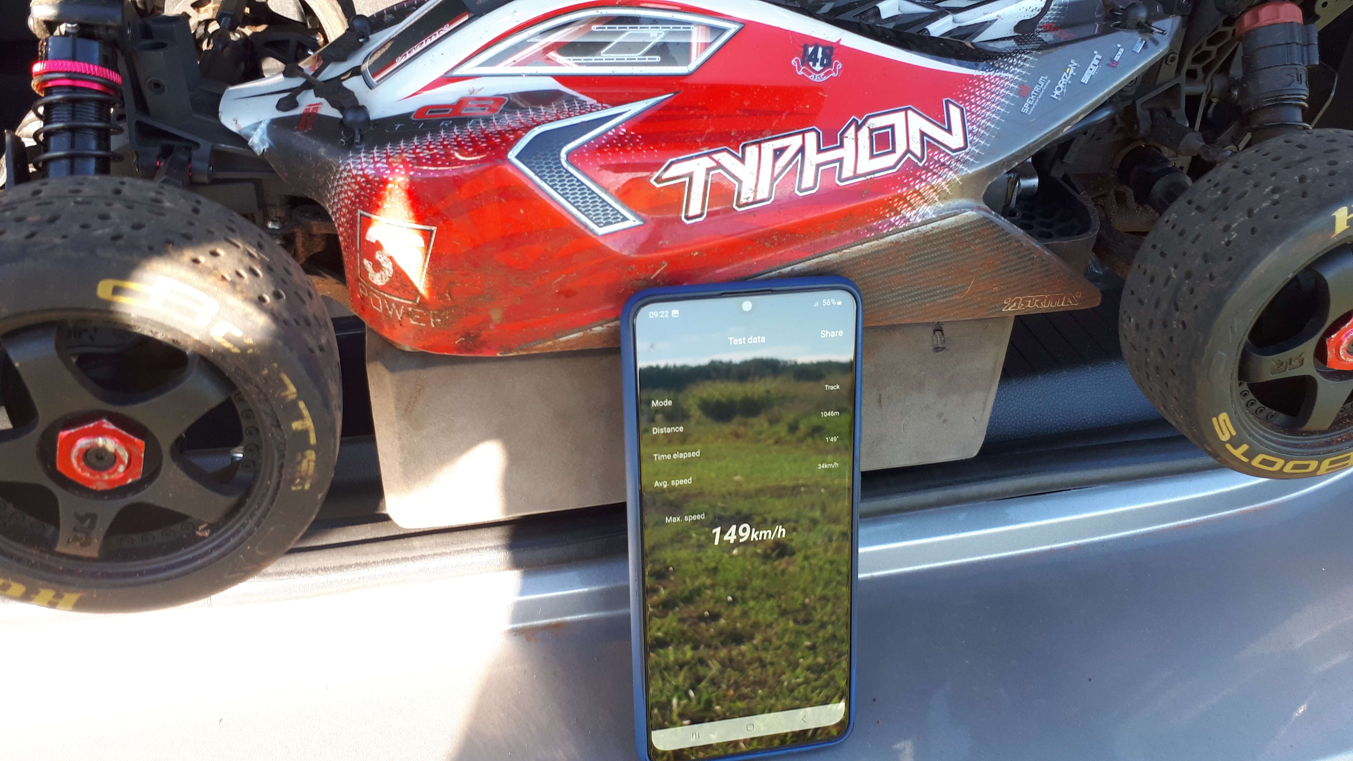 ARRMA Typhon 3S BLX run photo