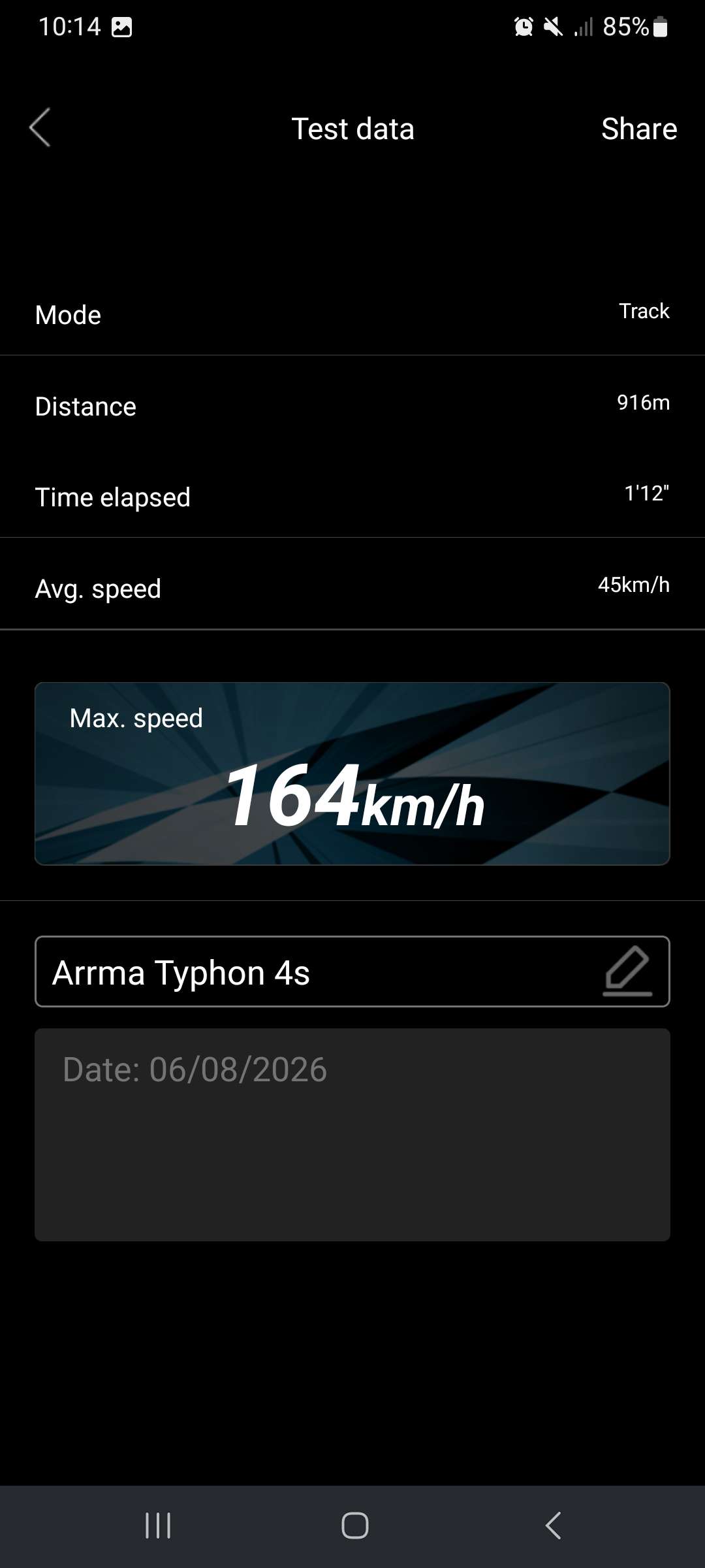 ARRMA Typhon 3S BLX run photo
