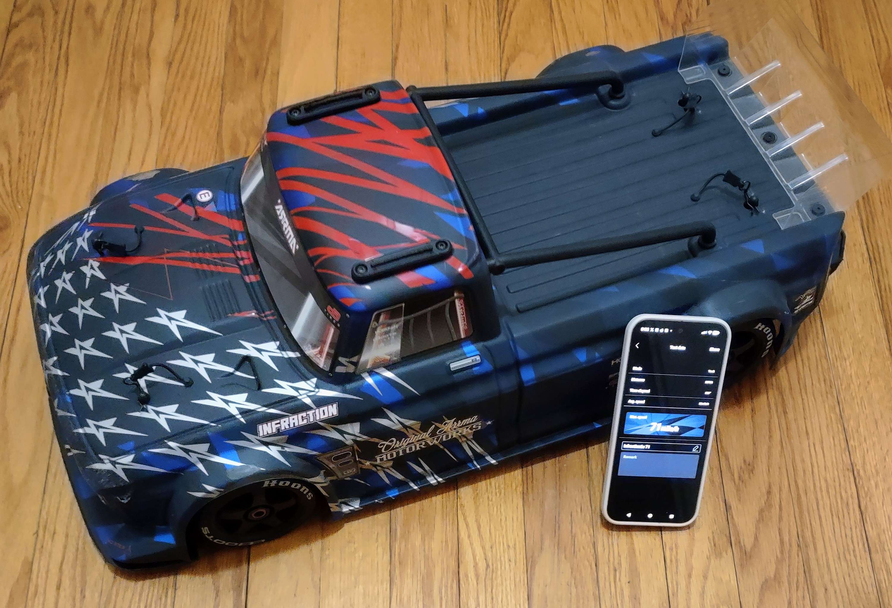 ARRMA Infraction V2 6s run photo