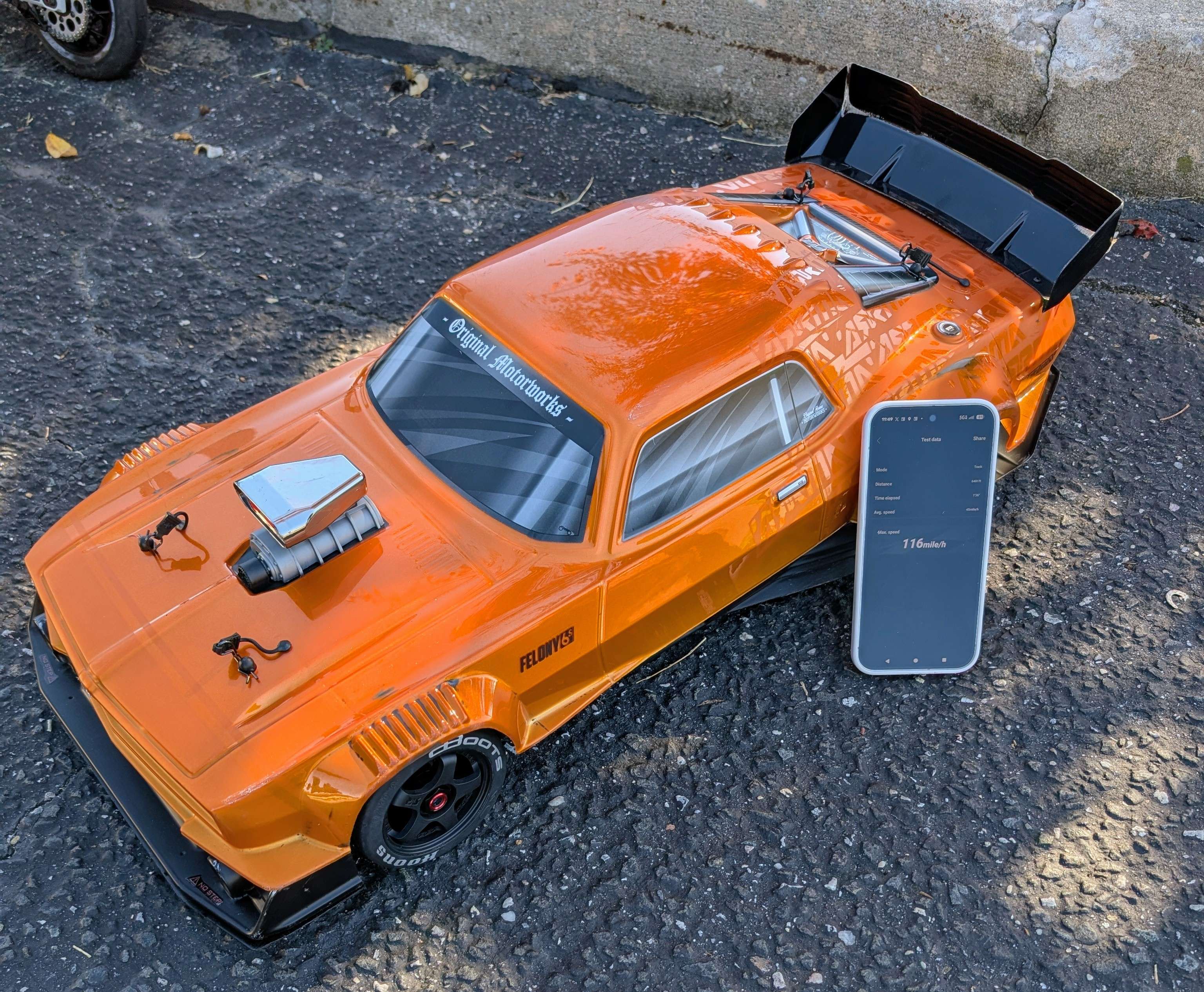ARRMA Felony 8s run photo