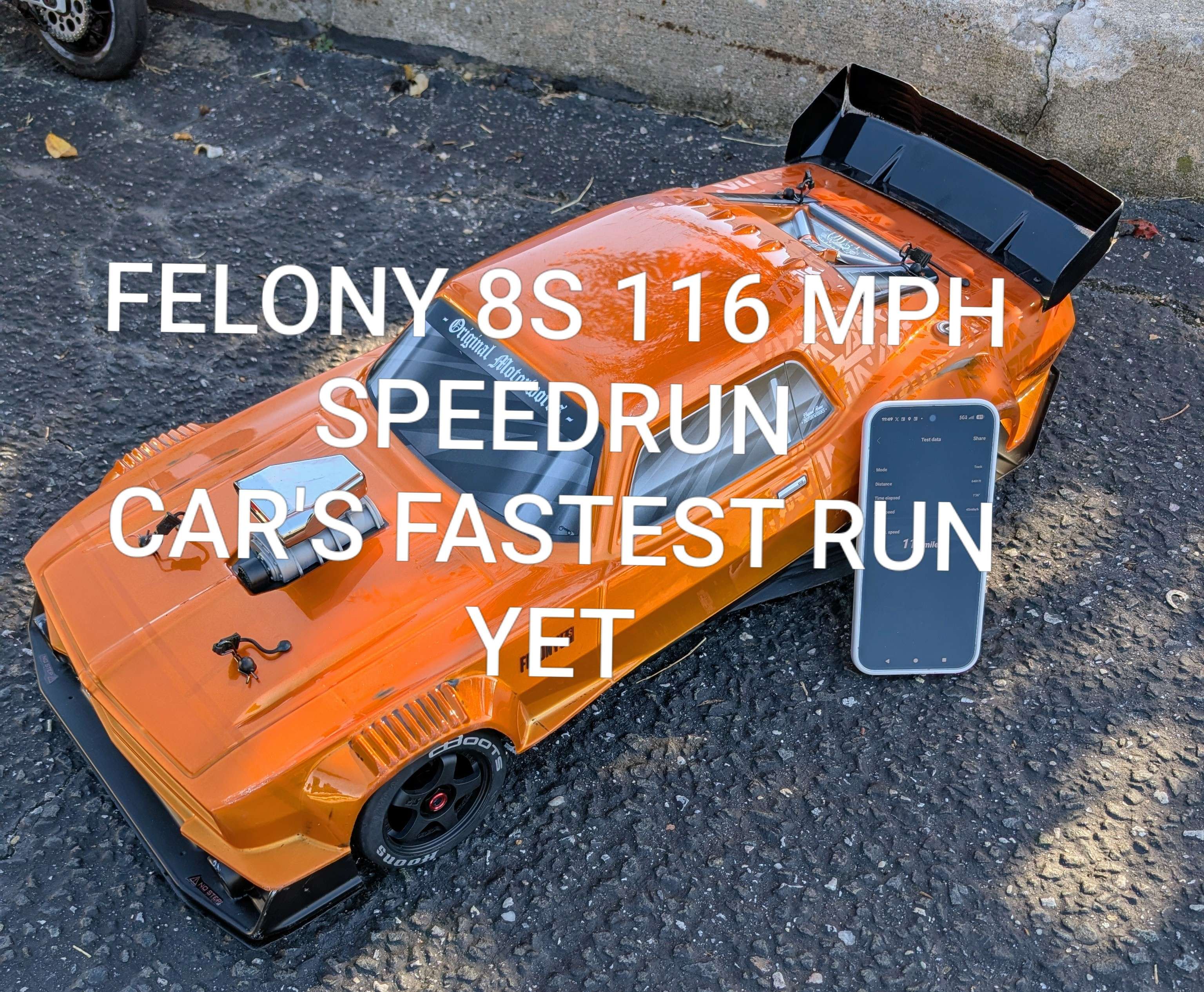ARRMA Felony 8s run photo