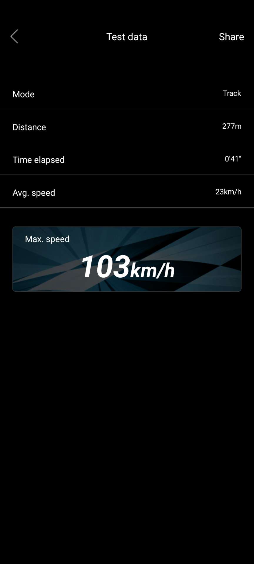 Carten T410R run photo